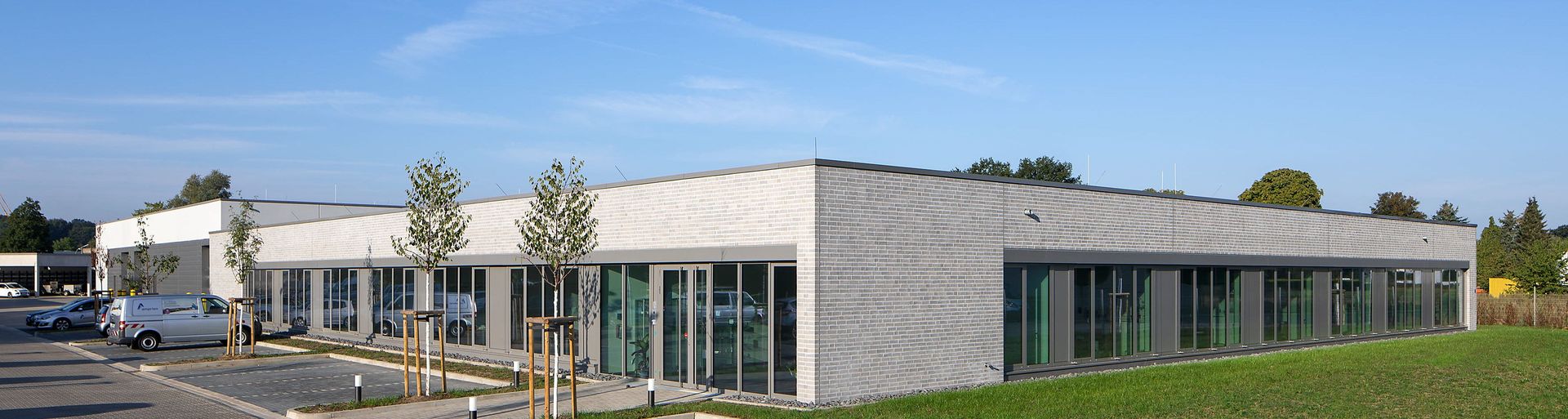 Übertragungsnetzbetreiber Amprion GmbH Standort Lotte, Kreis Steinfurt, Nordrhein-Westfalen - Außenansicht 