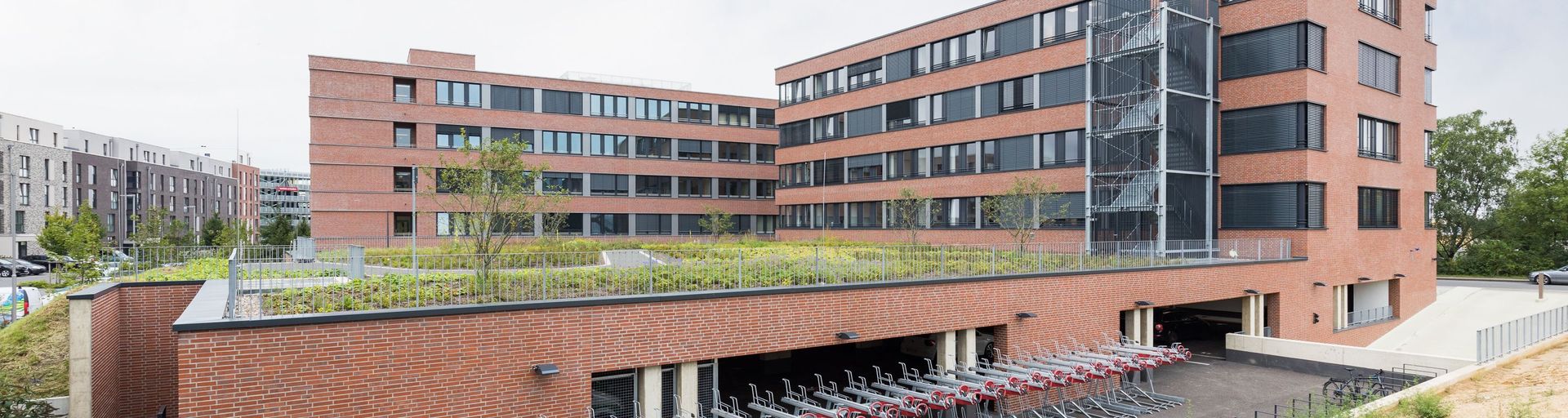 Immobilienentwickler Landmarken AG in Aachen, Nordrhein-Westfalen - Gesamtansicht des Verwaltungsgebäudes
